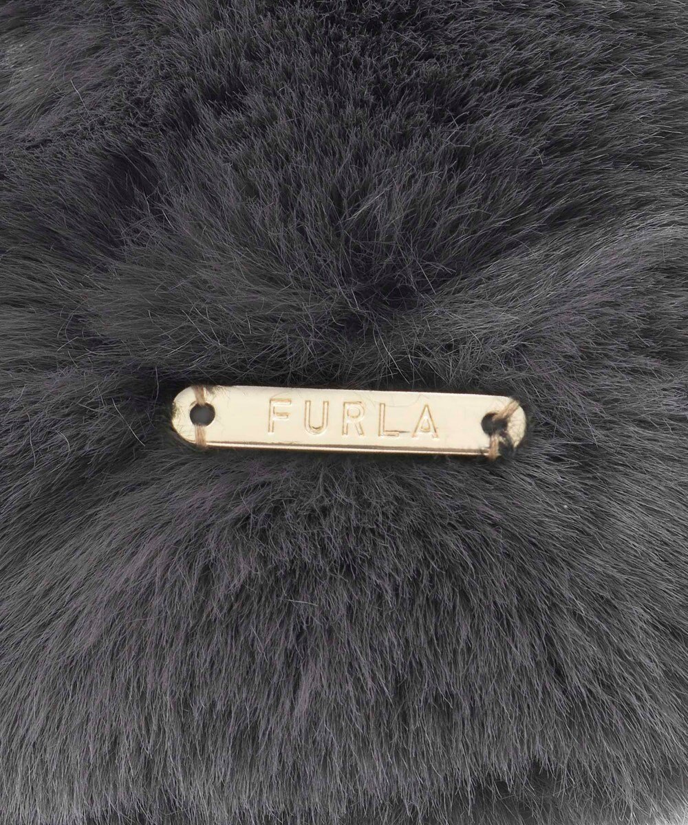 MOONBAT FURLA  ベルト付きフェイクファーマフラー 