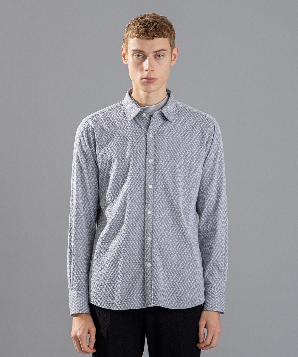 JOSEPH HOMME アロージャガードストレッチ　レギュラーカラーシャツ 
