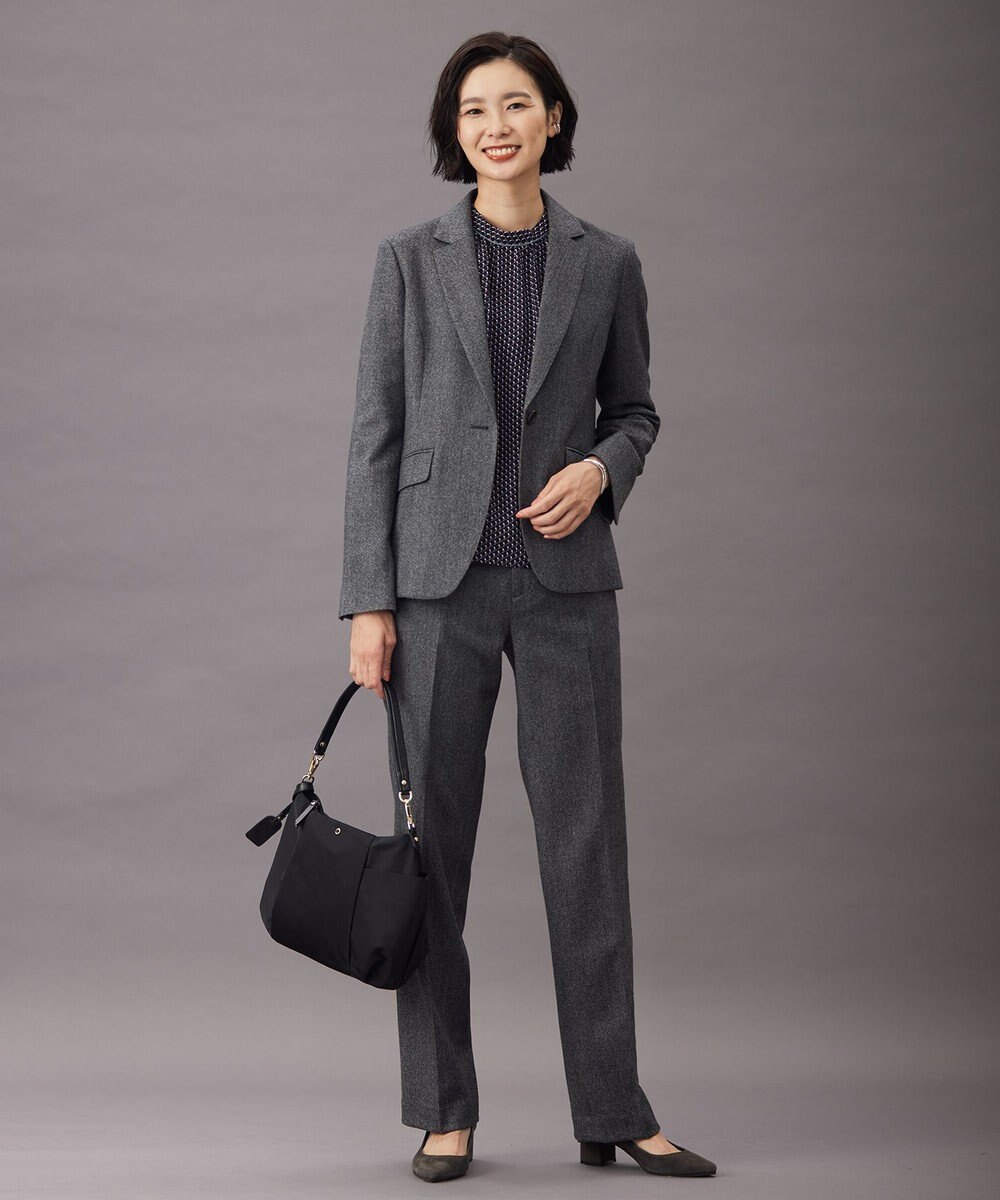 J.PRESS LADIES 幾何プリント カットソー 