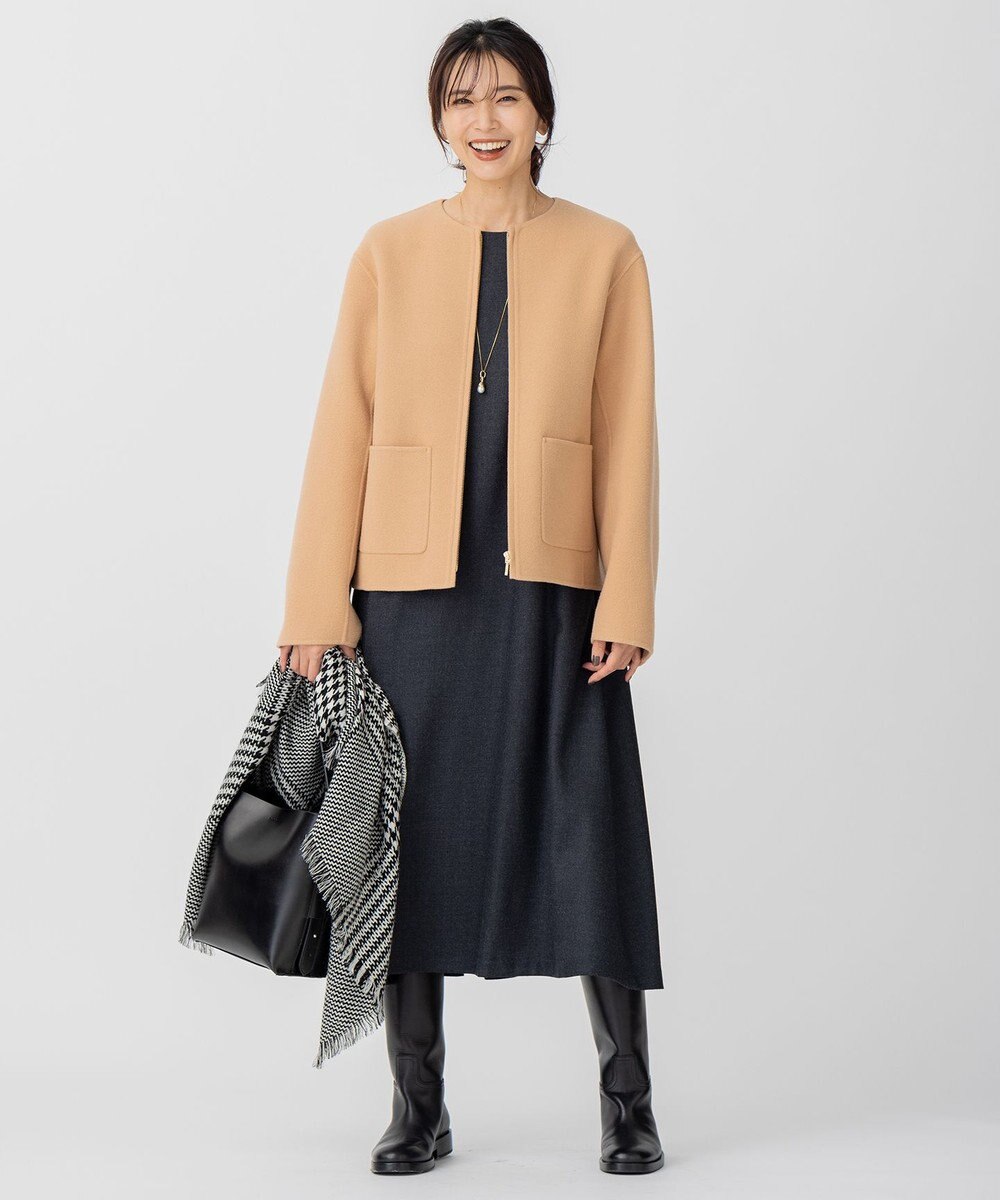 23区 ウールリバー ショートコート 