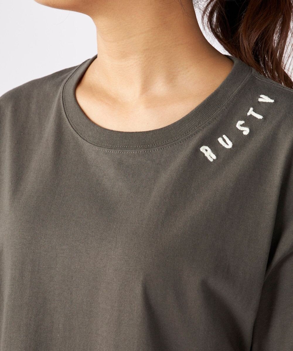 OP／FILA 【RUSTY】ニコちゃん×刺しゅう半袖Tシャツ 