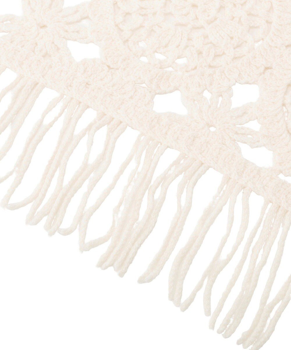 earth music&ecology マルチクロシェスカーフ 