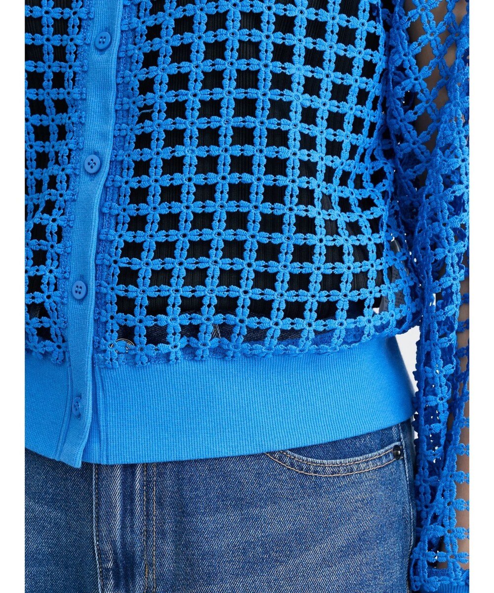 Green Parks ・ＳＵＧＡＲ　ＳＰＯＯＮ　ハナレースカーディガン 