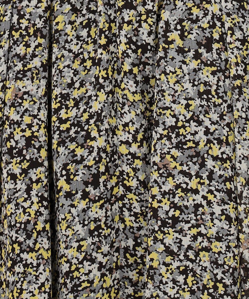 組曲 【先行予約】インプレッションフラワープリント フレアスカート 