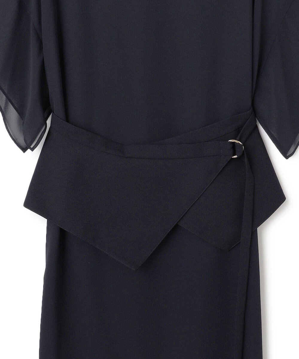 23区 S 【APPLAUDIR】シフォンジョーゼット コンビドレス 