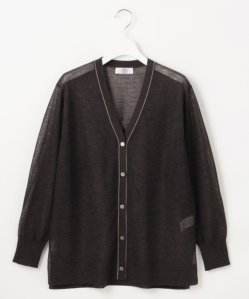 J.PRESS LADIES 【WEB限定カラーあり・洗える】Vis/Peスパーク ニット カーディガン 