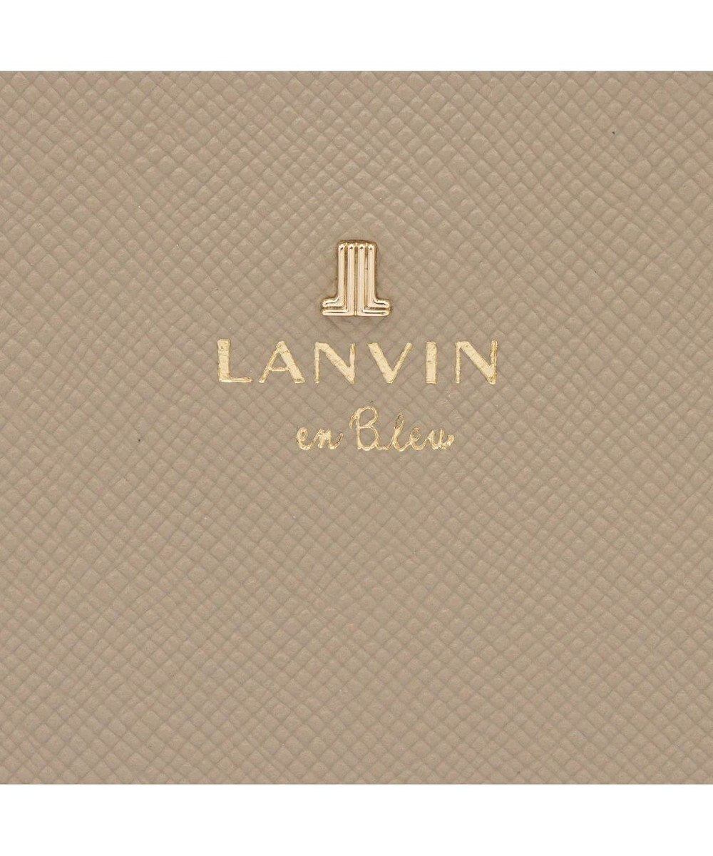 LANVIN en Bleu リュクサンブールカラー 二つ折りLファスナー財布 