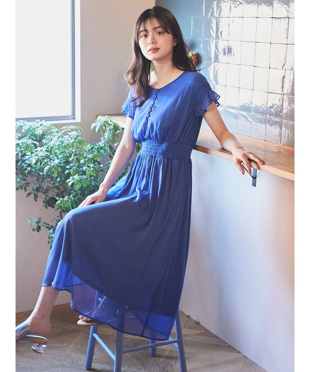 earth music&ecology シャーリングワンピース 