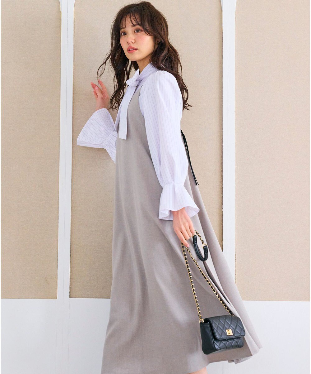 Feroux ダブルストラップキャミ ドレス 