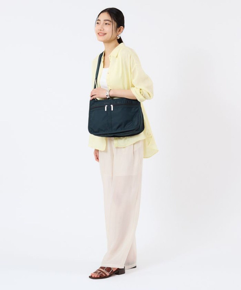 LeSportsac DELUXE EVERYDAY BAG/ミッドナイトグリーン 