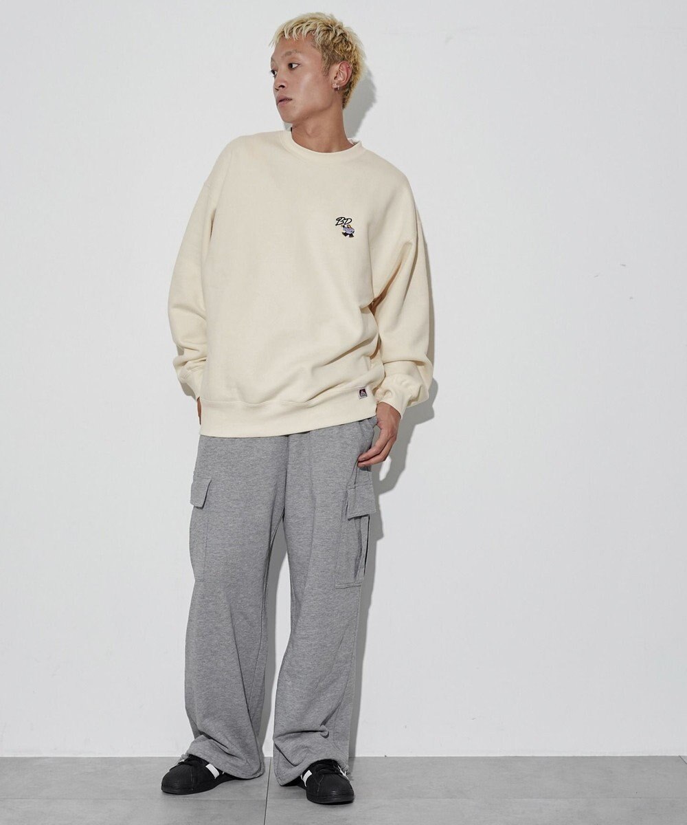 WEGO 【ユニセックス着用ITEM/裏起毛】別注BENDAVISワンポイントプルオーバー 