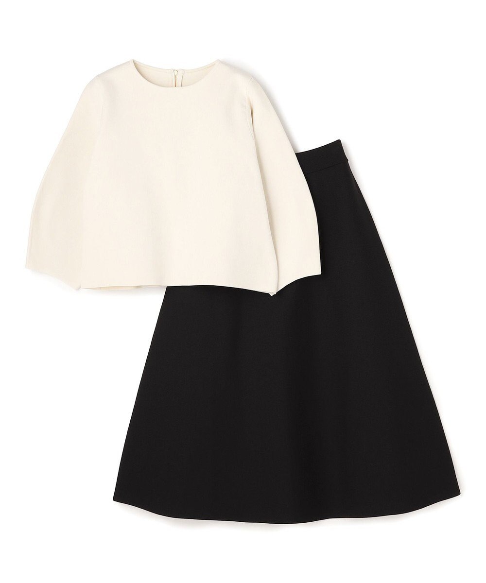 UNFILO BEAUTY FORM KNIT フレアスカート セットアップ 