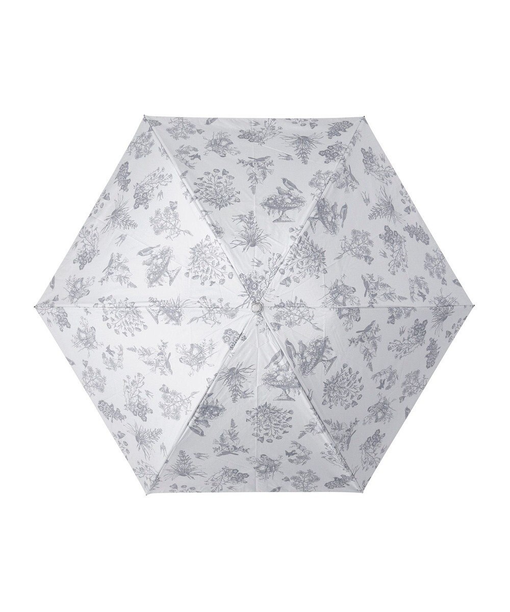 MOONBAT Fuwacool(フワクール) フワクールホワイト 晴雨兼用日傘 折りたたみ傘 トワルドジュイ 軽量 一級遮光／遮熱／UV 