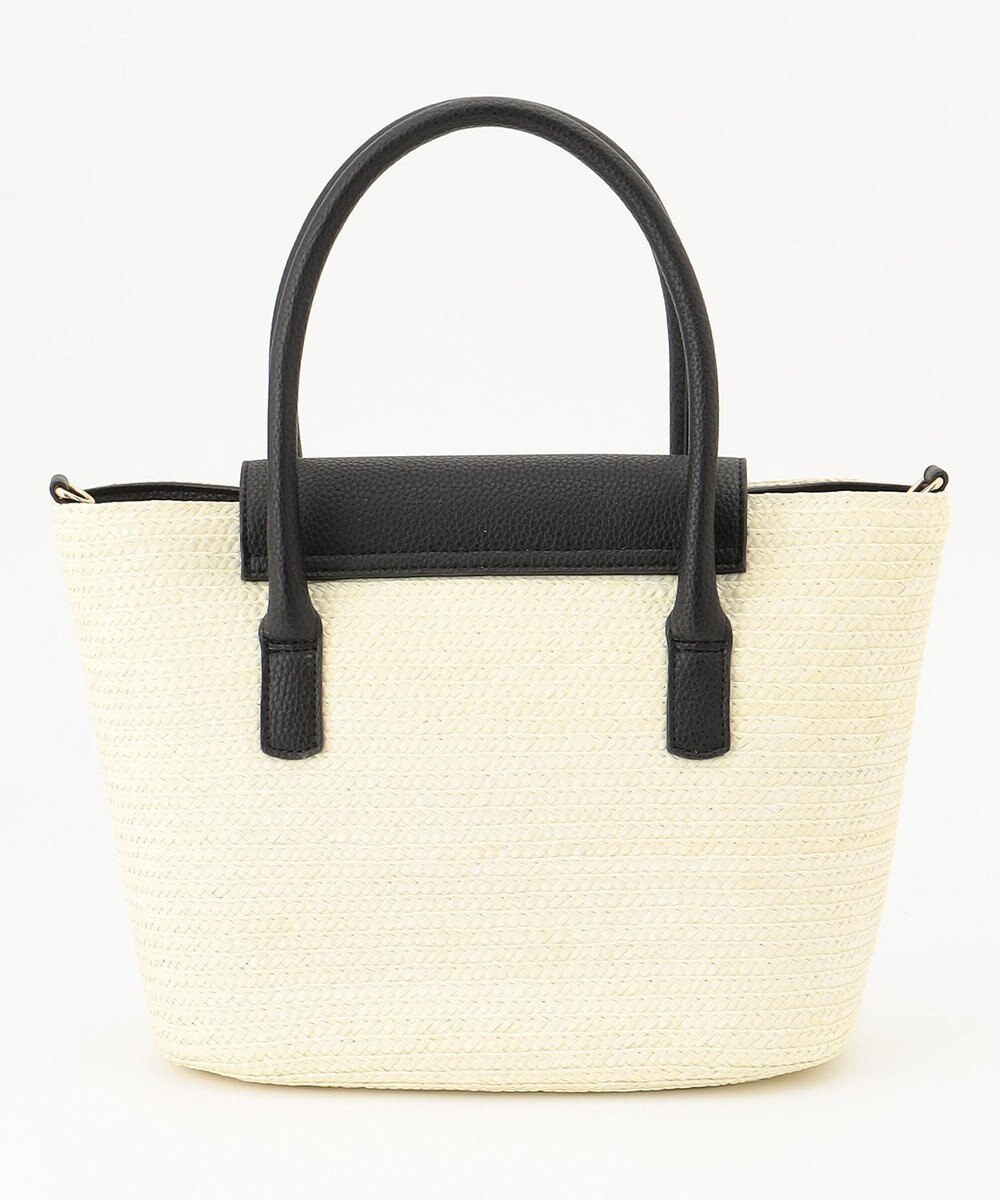 LA BAGAGERIE フラップ2WAYかごトートバッグ 