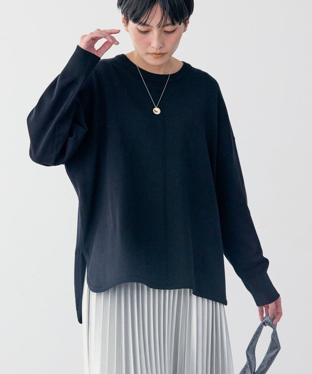 AMERICAN HOLIC センターシームラウンドニットプルオーバー 