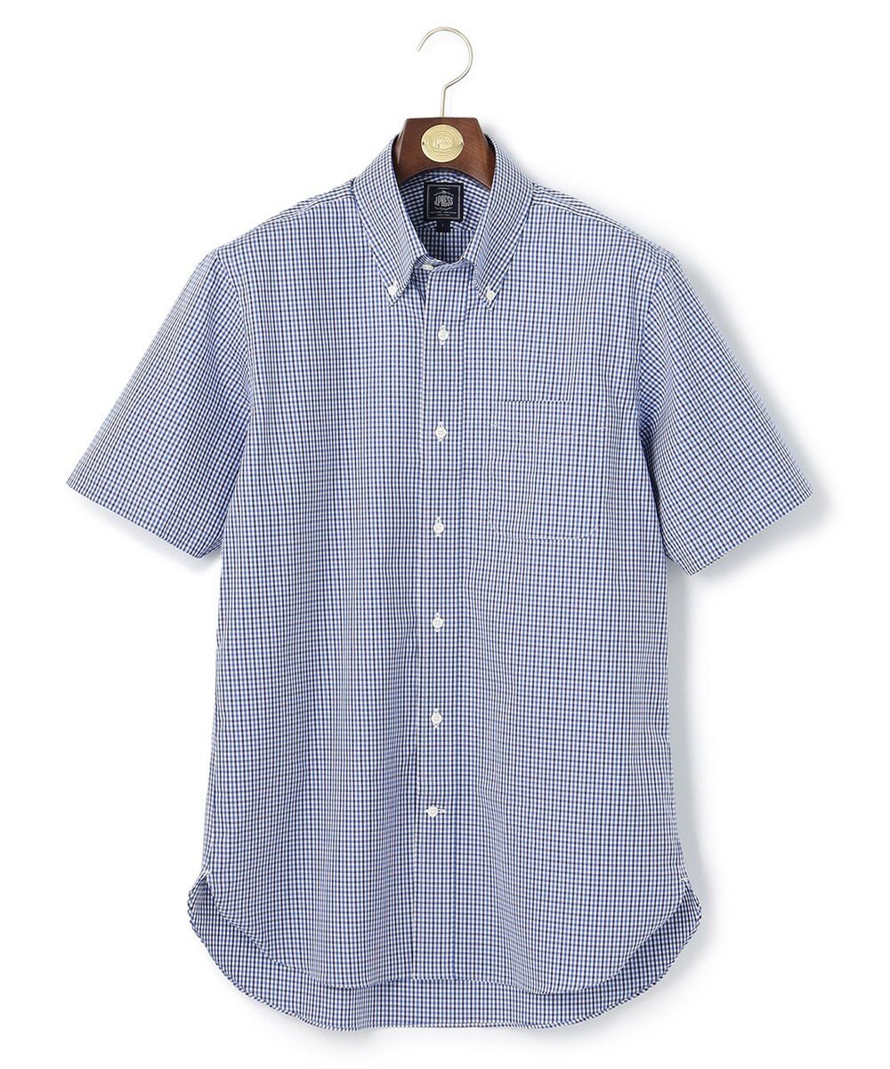 J.PRESS MEN 【PREMIUM PLEATS / 形態安定】ピンオックス カラーミックスギンガム / B.D. 