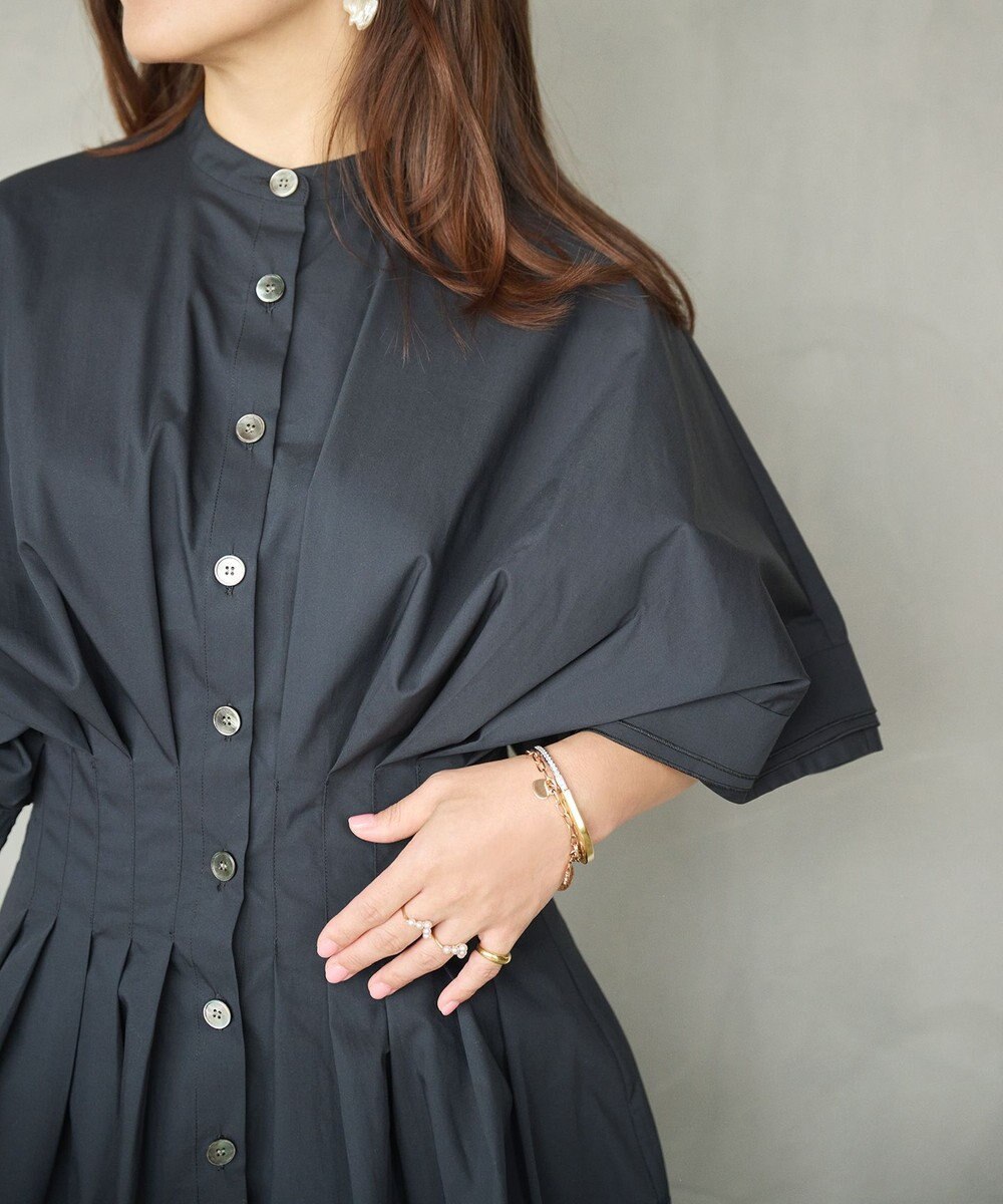 #Newans ナローウエストデザインブラウス 