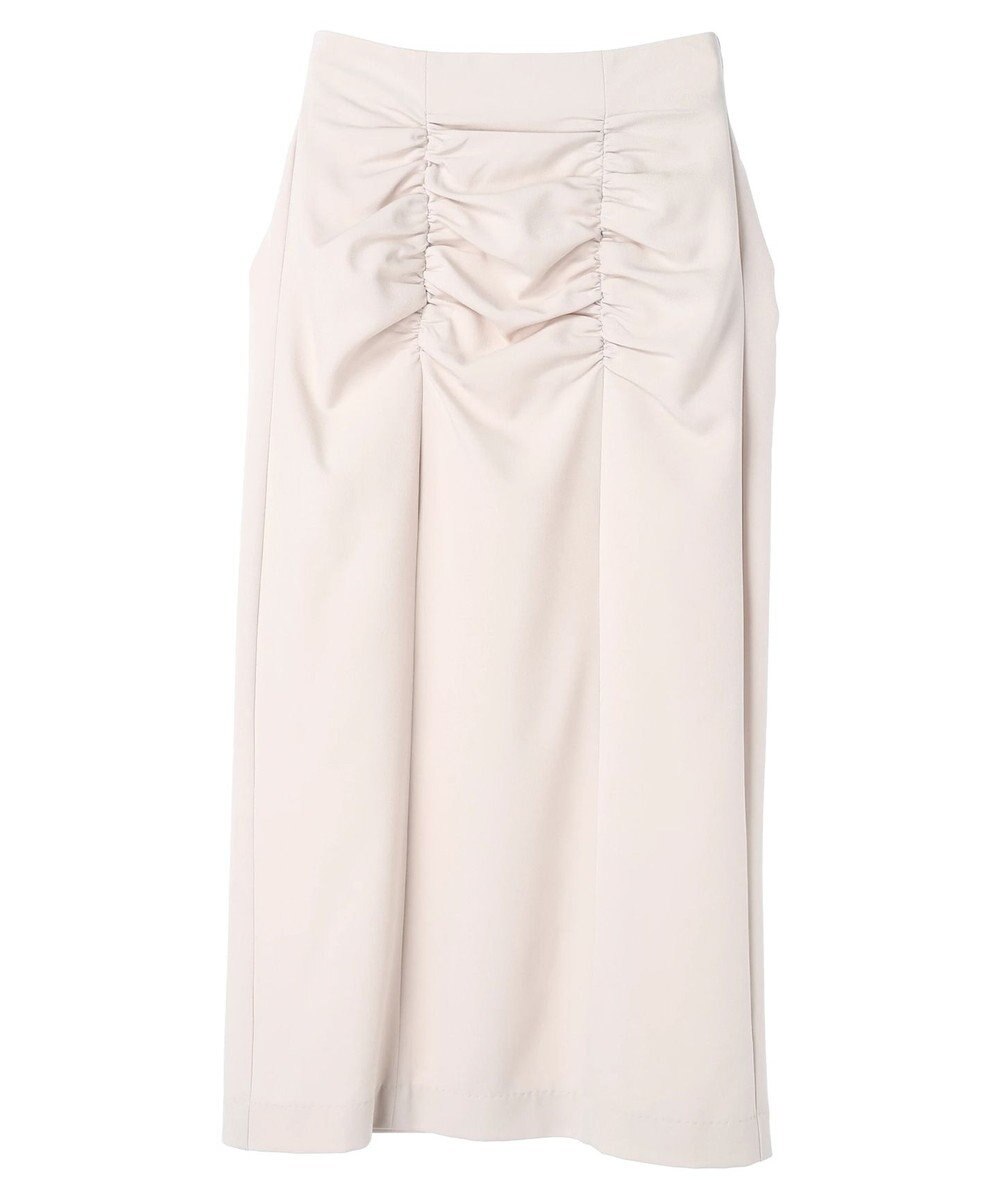 YECCA VECCA シャーリングロングナロースカート 