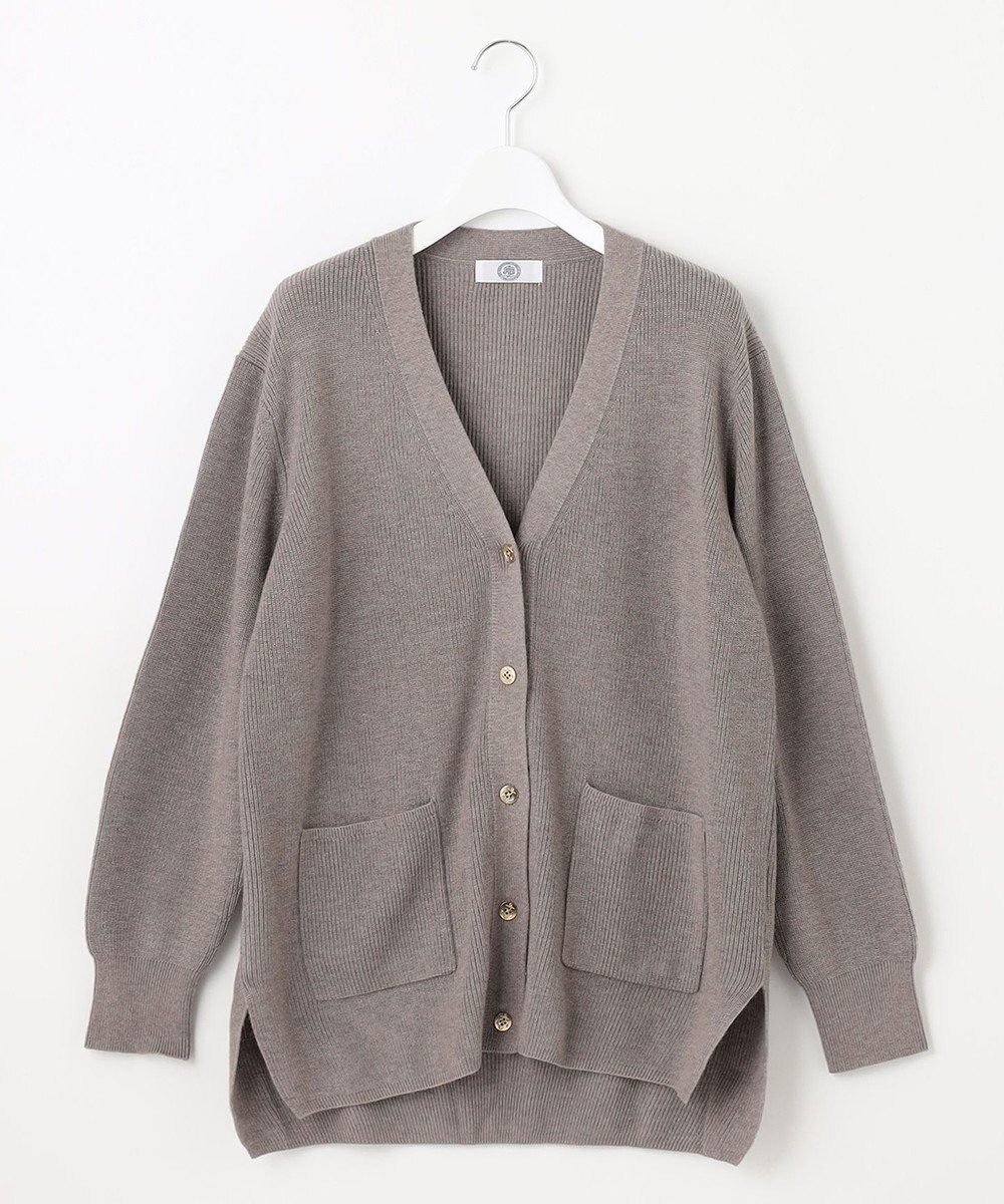 J.PRESS LADIES 【洗える】SEMI WORSTED カーディガン 