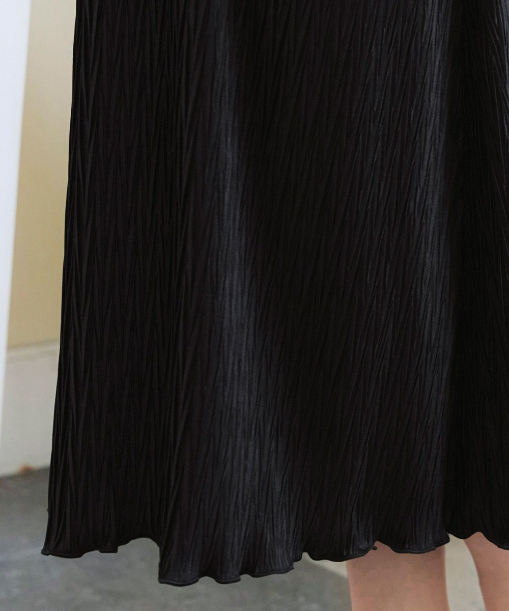 Tiaclasse 【2点セット・洗える】変形プリーツキャミワンピース＆Tシャツ 