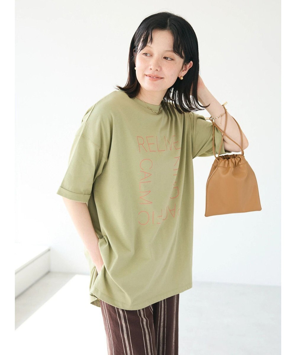 CRAFT STANDARD BOUTIQUE シルケット天竺　スクエアＰＴ　ＢＩＧ　Ｔｅｅ　Ｓ／Ｓ 