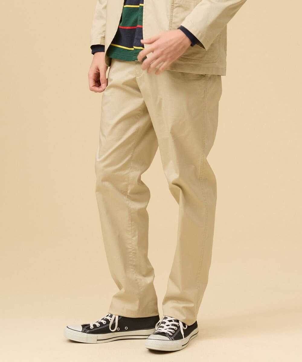 J.PRESS MEN グリストーンツイル スリムテーパード パンツ 
