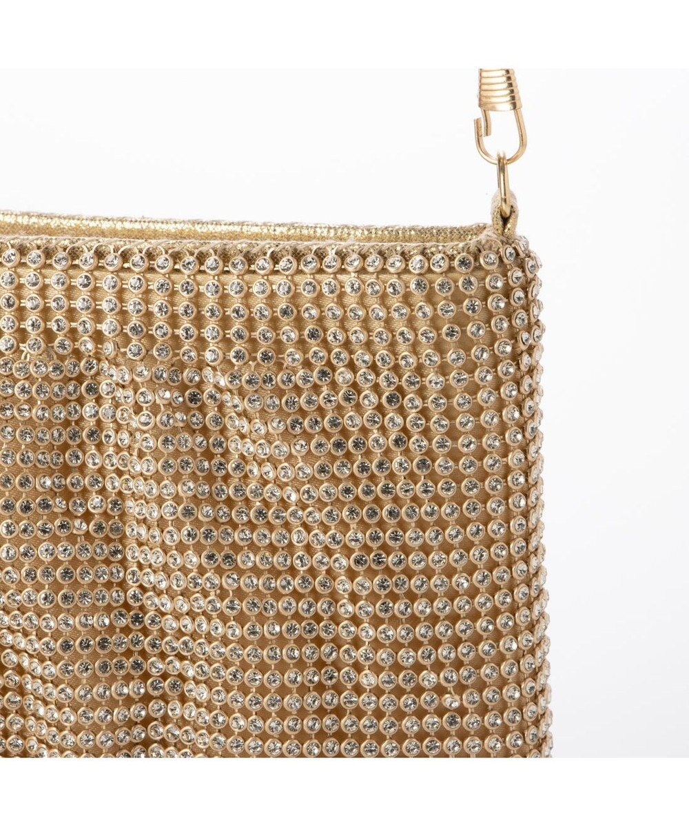 UNBILLION カシュカシュ cachecache / メタリックビーズスクエアミニショルダー 