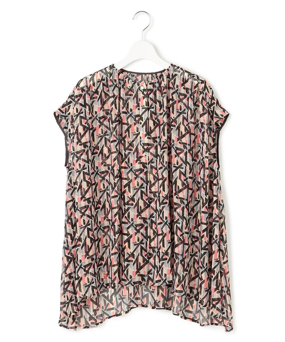 23区 【洗える】Ratti アブストラクトプリント ブラウス 