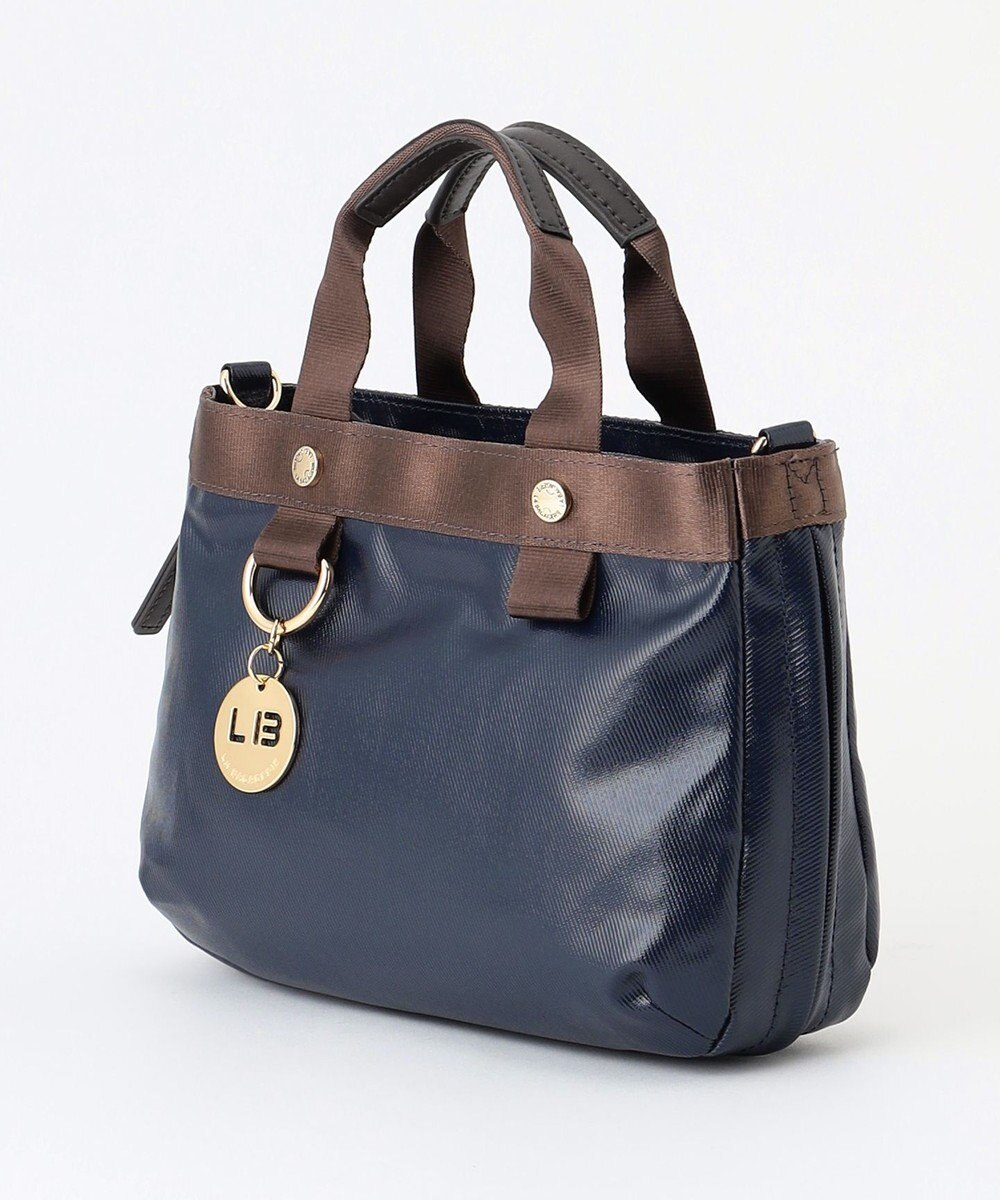 LA BAGAGERIE 【コットン×ポリウレタン】シャイニーミニマムトート 