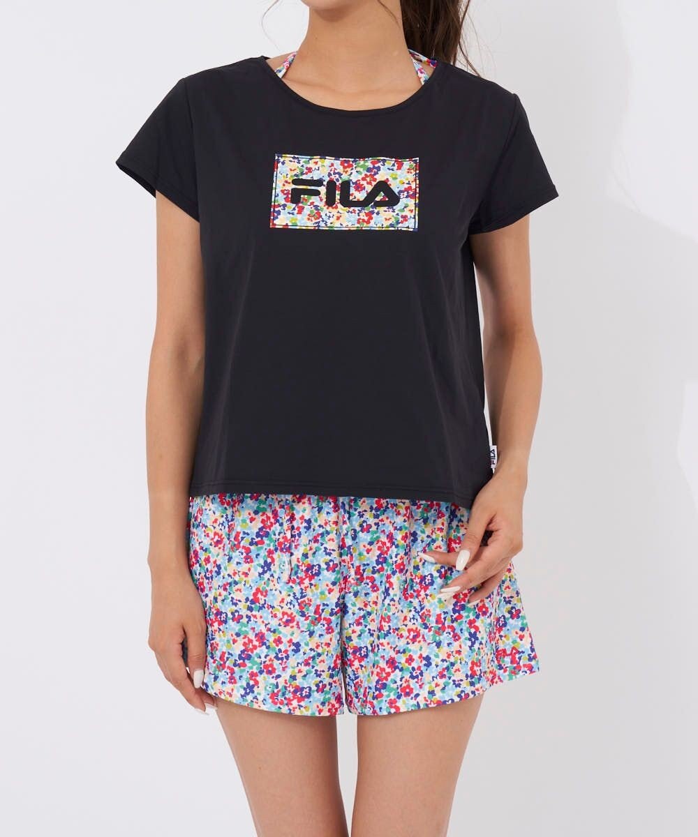 OP／FILA 【FILA】ロゴTシャツ付き水着 ４点セット 