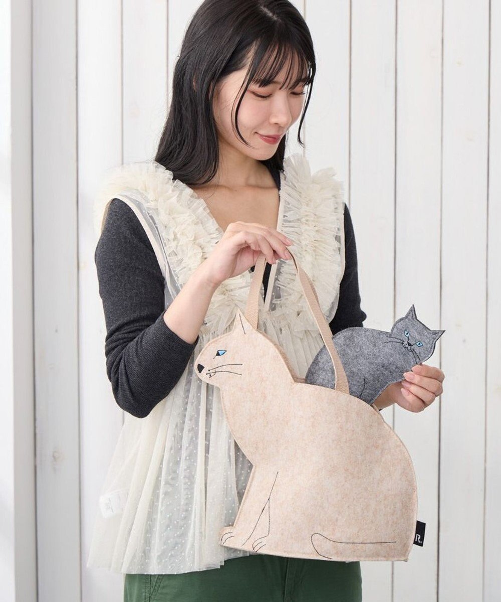 ROOTOTE 3621【ネコトート】EU.デリ.オスワリネコ-B 