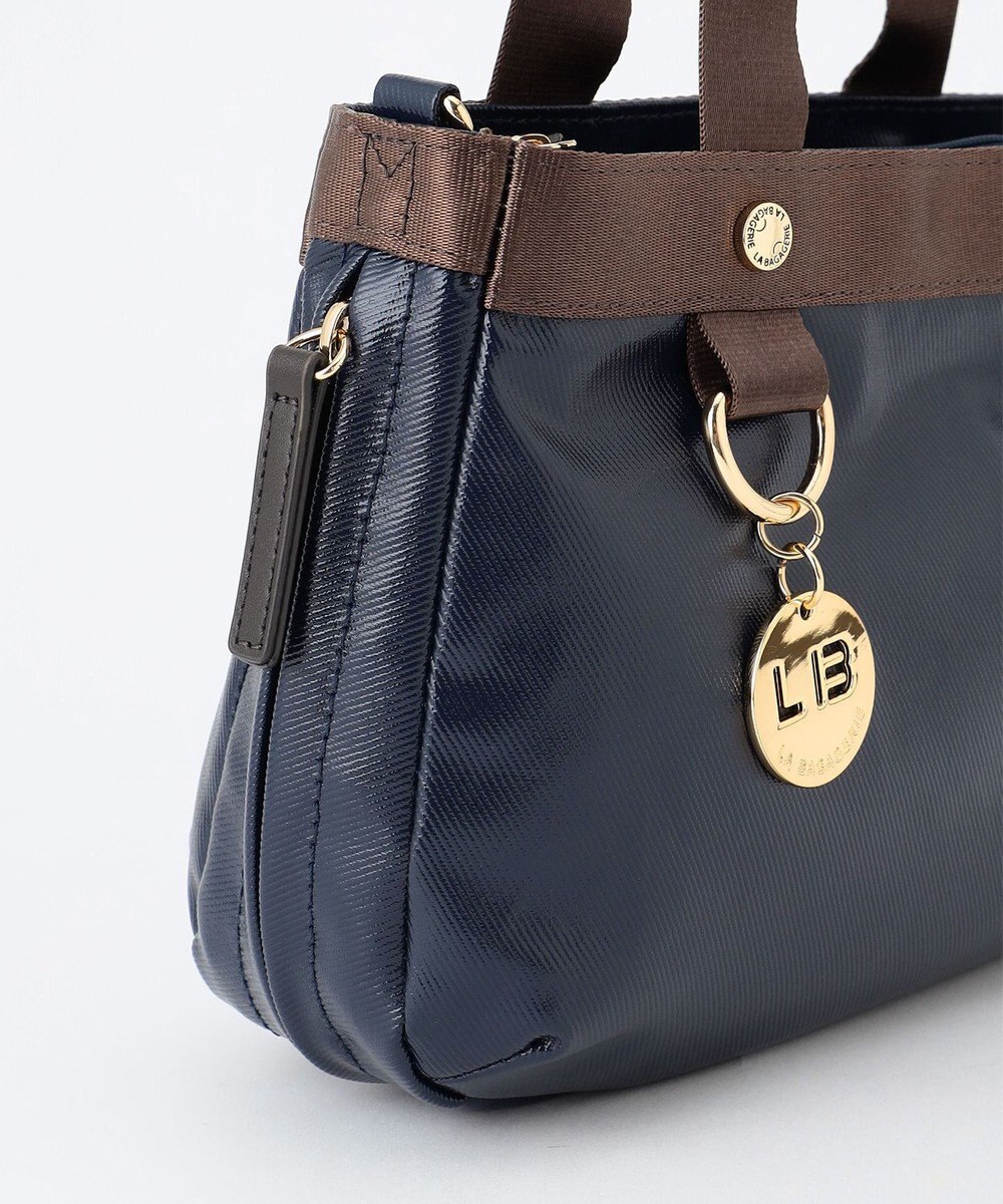 LA BAGAGERIE 【コットン×ポリウレタン】シャイニーミニマムトート 