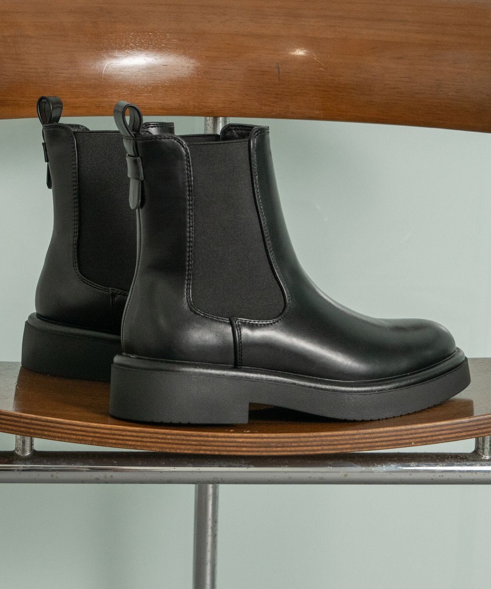 Bridget Birkin 【Round About】プルストラップサイドゴアショートブーツ 