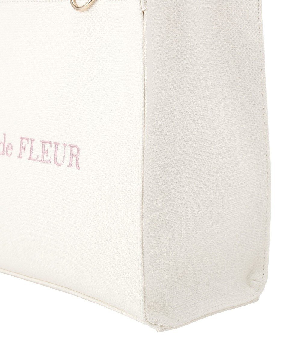 Maison de FLEUR スカーフ付きギャザーハンドル２Ｗａｙバッグ 