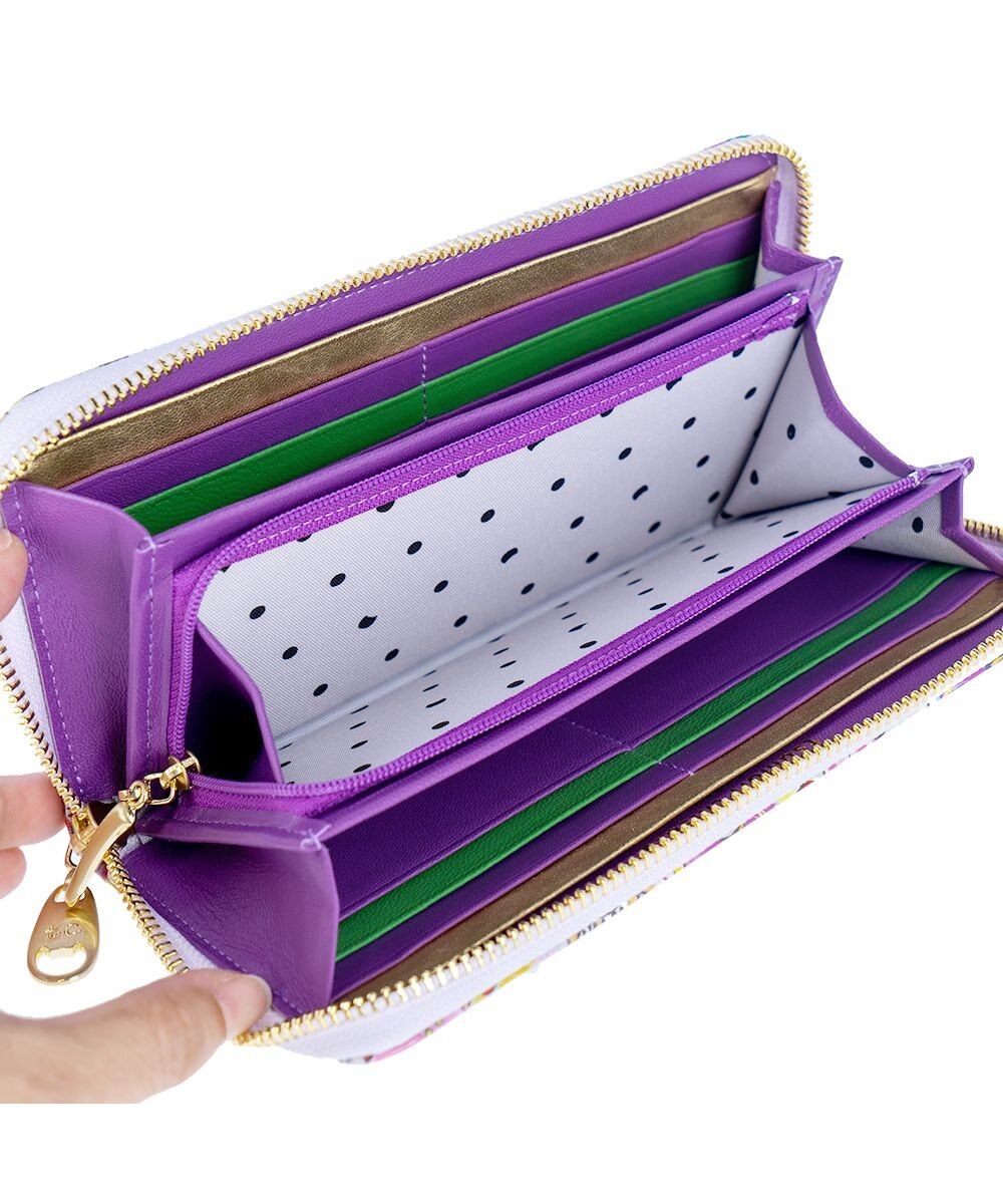 tsumori chisato CARRY 森のどうぶつたち ラウンドファスナー長財布 