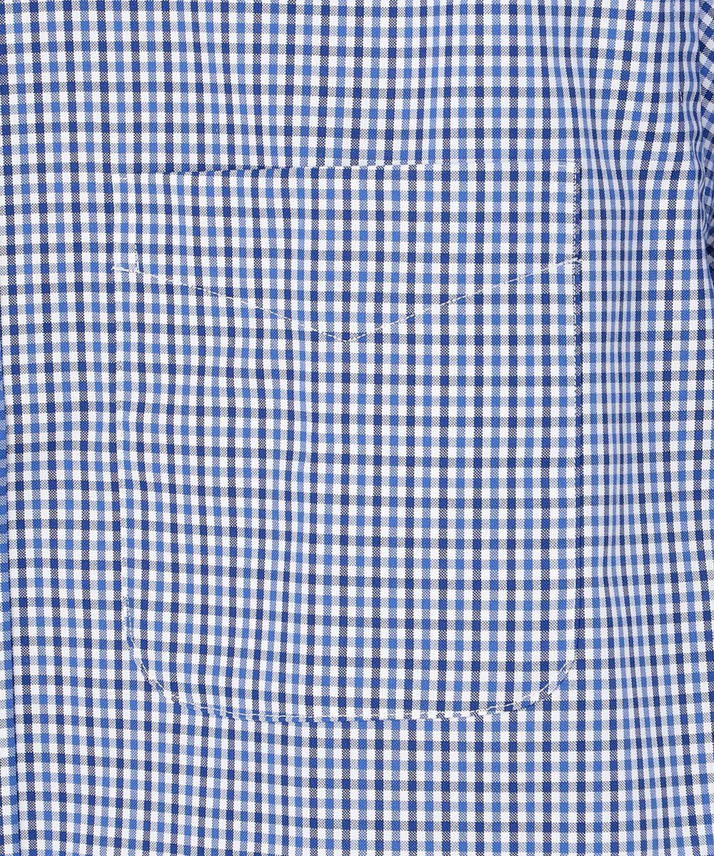 J.PRESS MEN 【PREMIUM PLEATS / 形態安定】ピンオックス カラーミックスギンガム / B.D. 