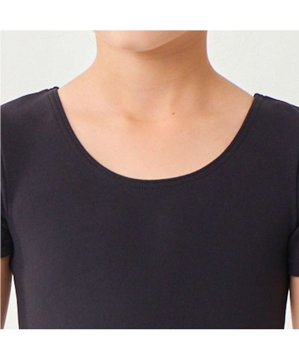 Chacott 丸首半袖レオタード（スムース） 