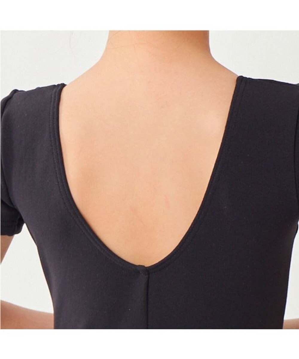 Chacott 丸首半袖レオタード（スムース） 