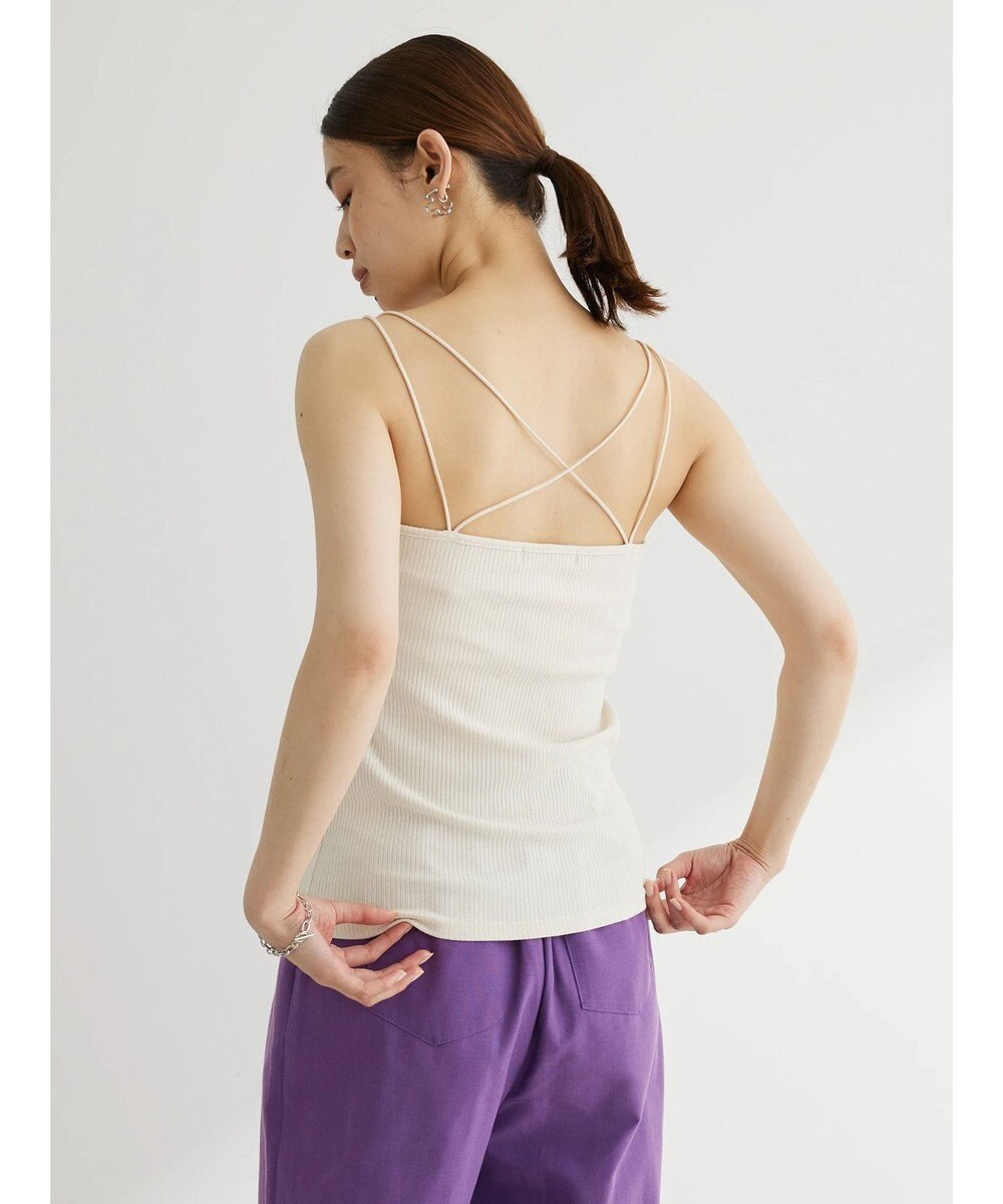 Green Parks カップ付きマルチストラップキャミ 