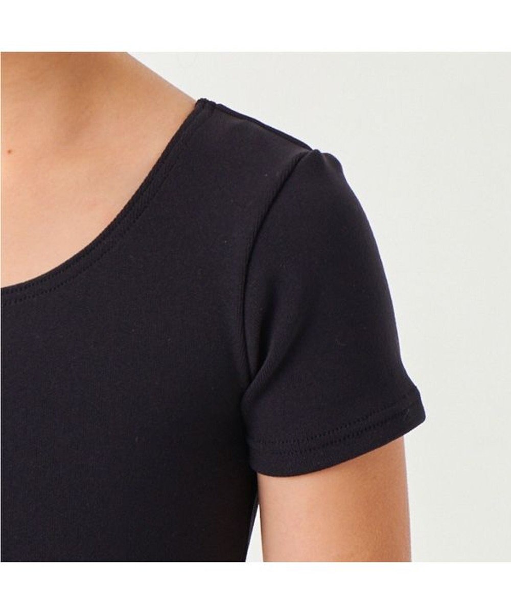 Chacott 丸首半袖レオタード（スムース） 