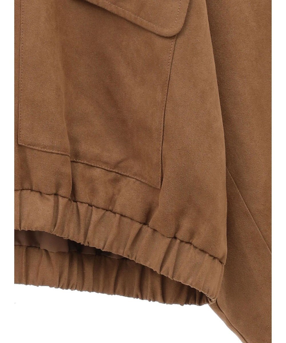 Green Parks ステンカラースウェード調ブルゾン 