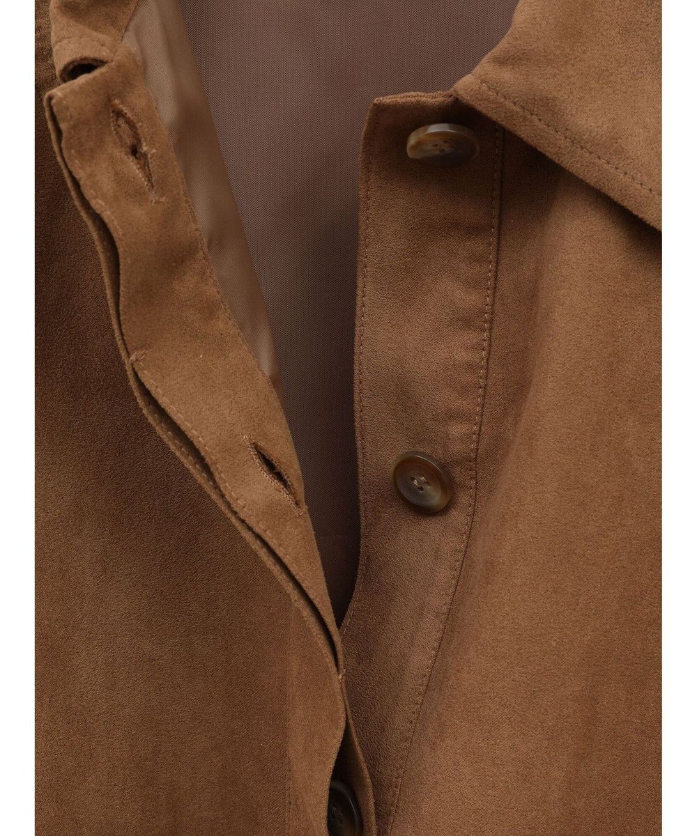 Green Parks ステンカラースウェード調ブルゾン 