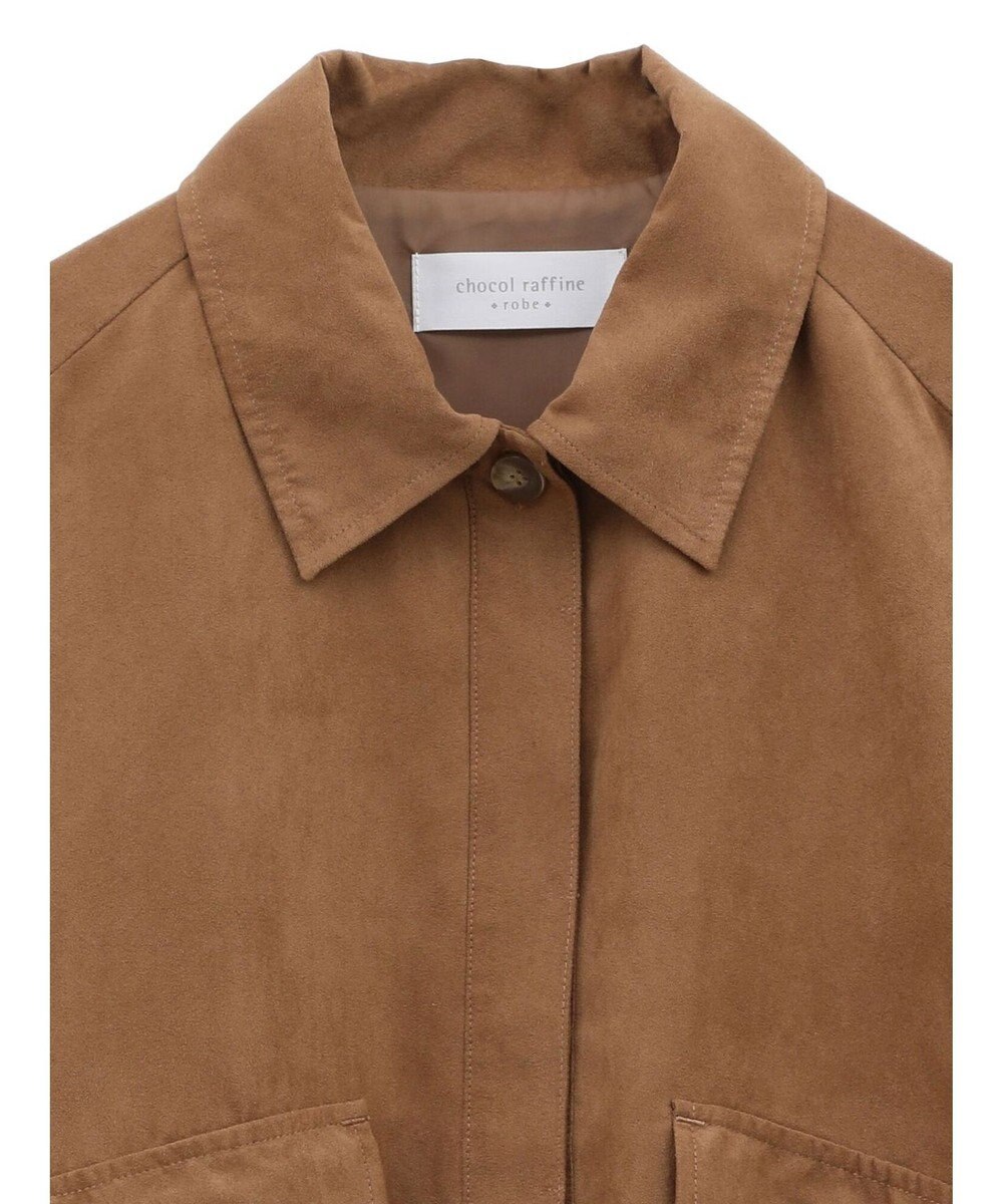 Green Parks ステンカラースウェード調ブルゾン 