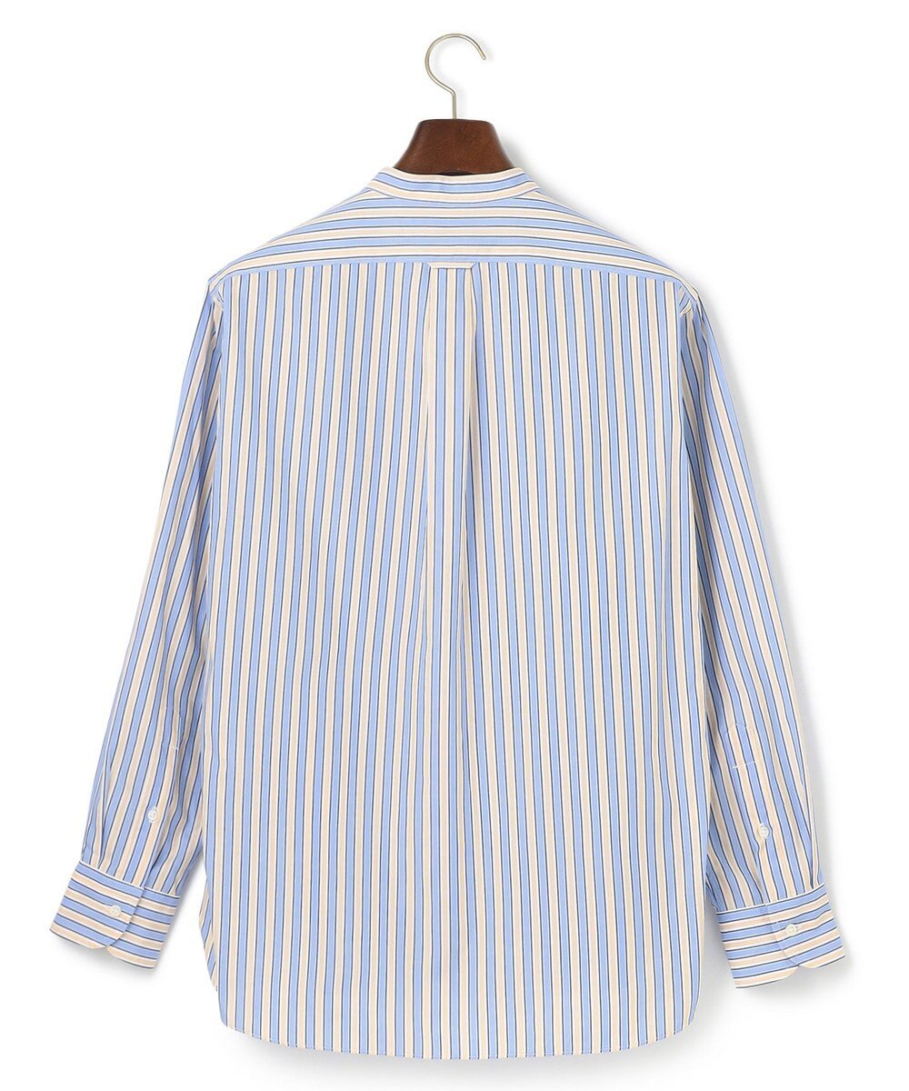 J.PRESS MEN 【SOMELOS】マルチストライプ バンドカラーシャツ 