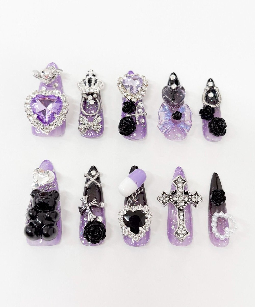 WEGO デザインデコネイルチップ 