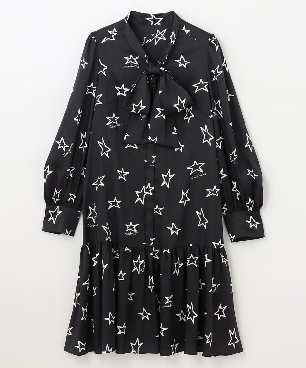 GRACE CONTINENTAL スタープリントミニワンピース 