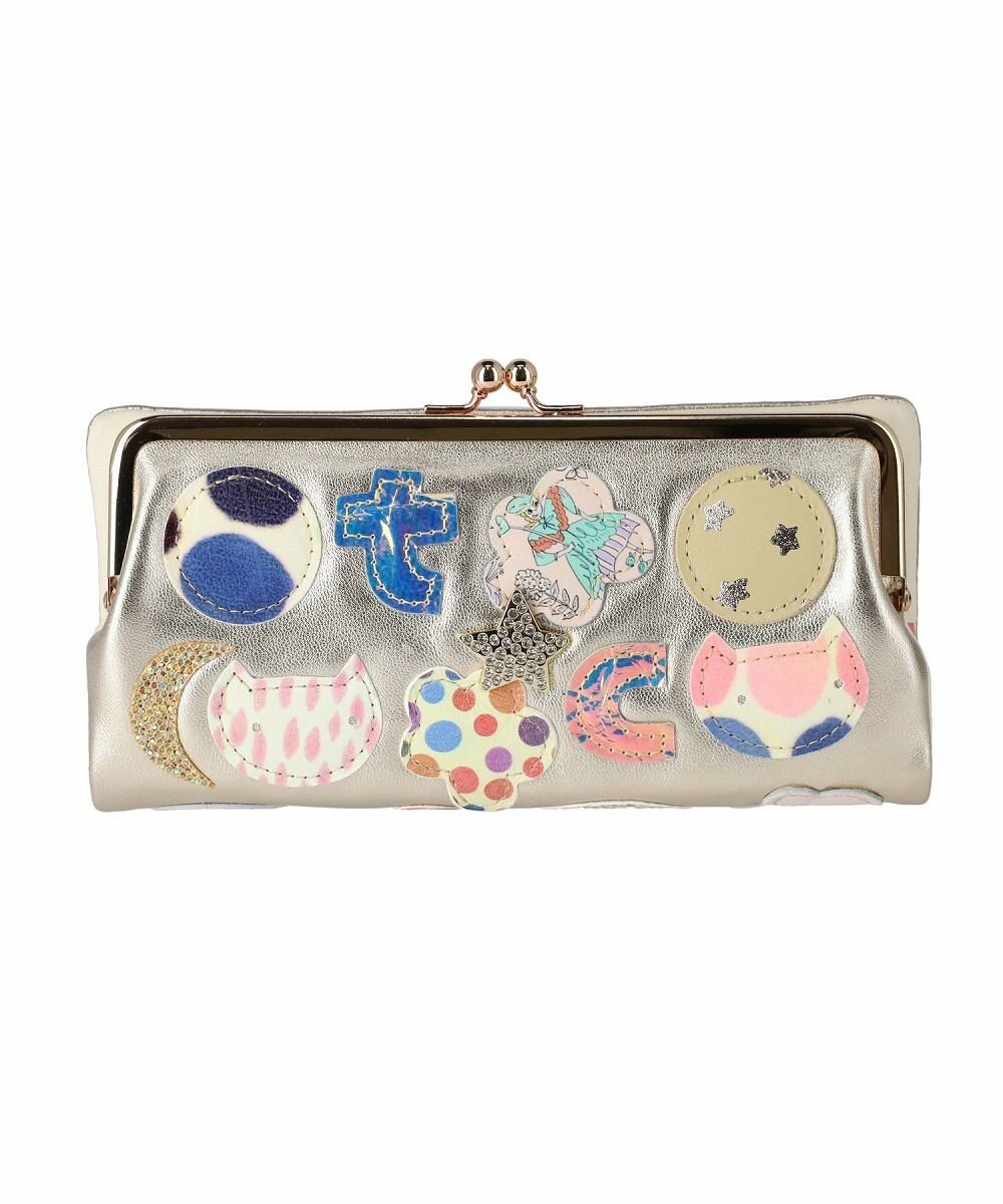 tsumori chisato CARRY tcパッチワーク がま口 長財布 