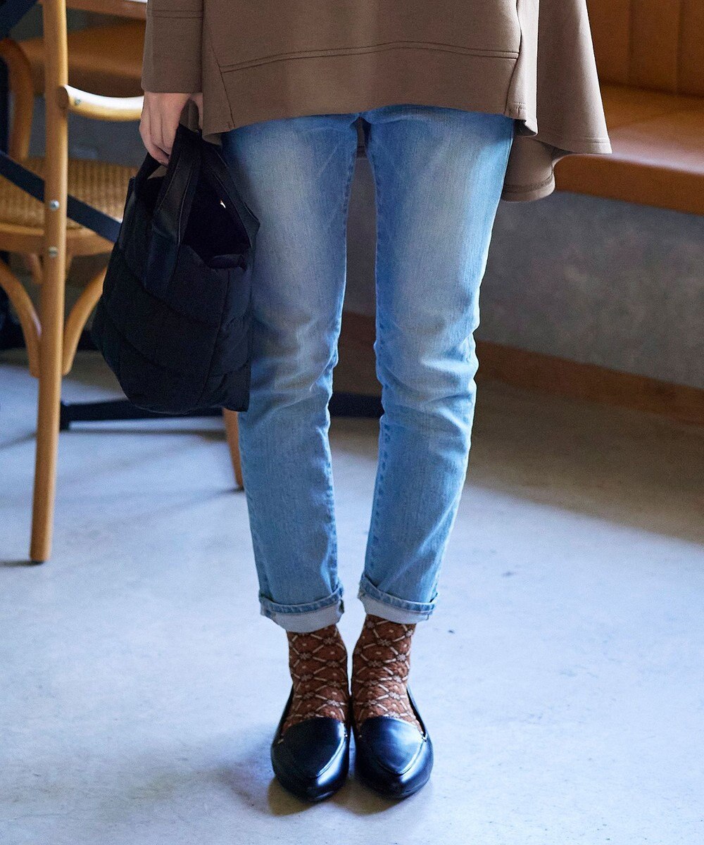 Tiaclasse 花柄ジャガード編みソックス 