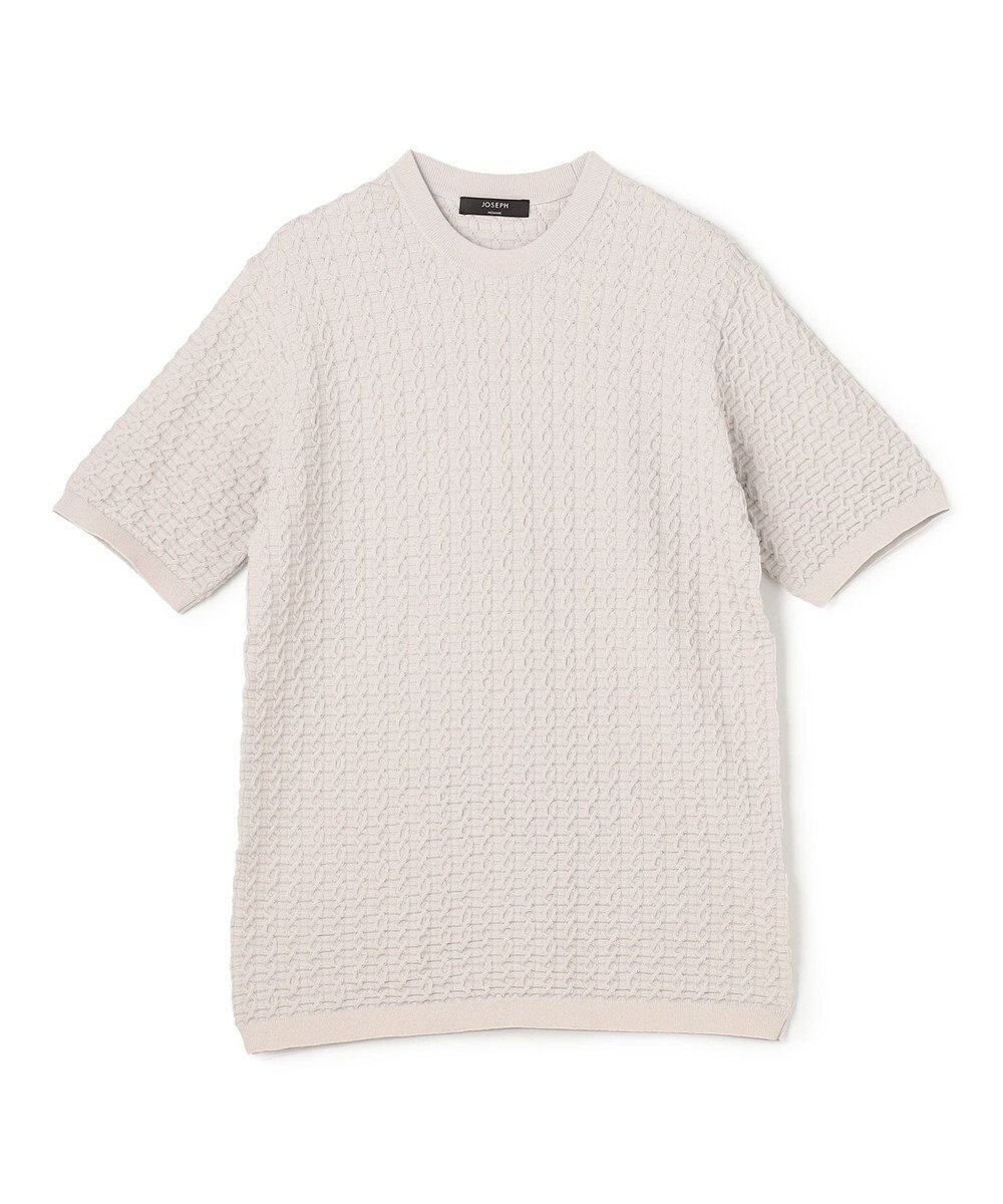JOSEPH HOMME ドライコットンリンクス　半袖クルーネックニット 