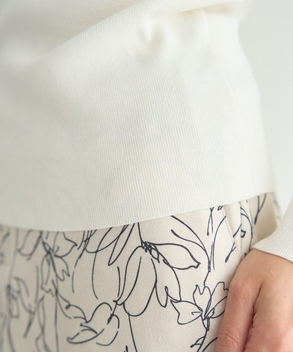 YECCA VECCA ハイネックリブニット 